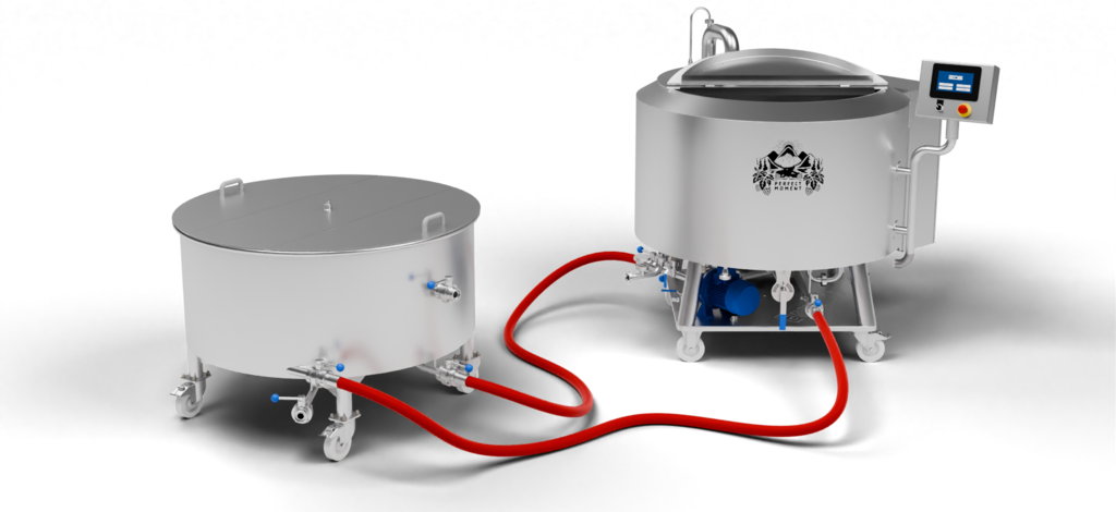 Brewiks Microbrewery 300 - 2-vessel brewhouse with lauter tun for 3 HL output